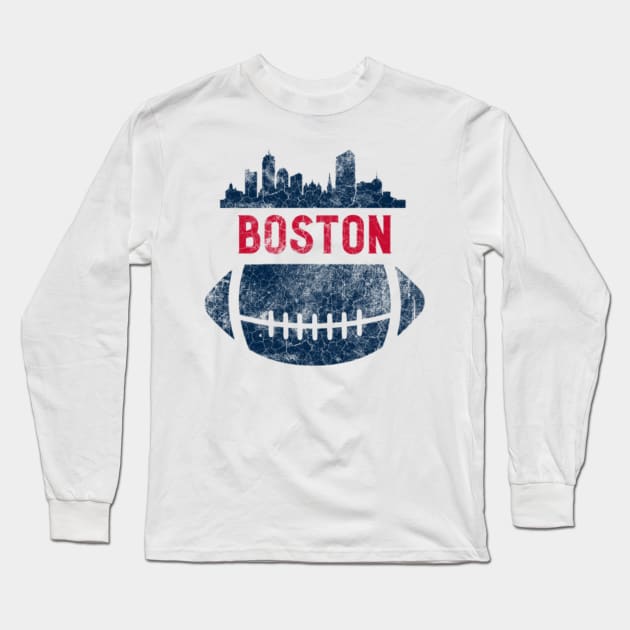 Boston City football Long Sleeve T-Shirt by Sloop